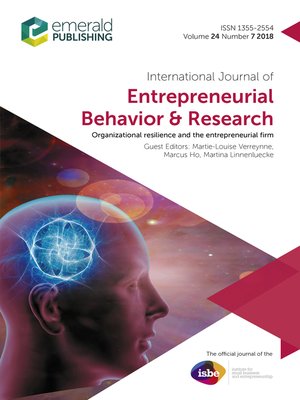 cover image of International Journal of Entrepreneurial Behavior & Research, Volume 24, Number 7
